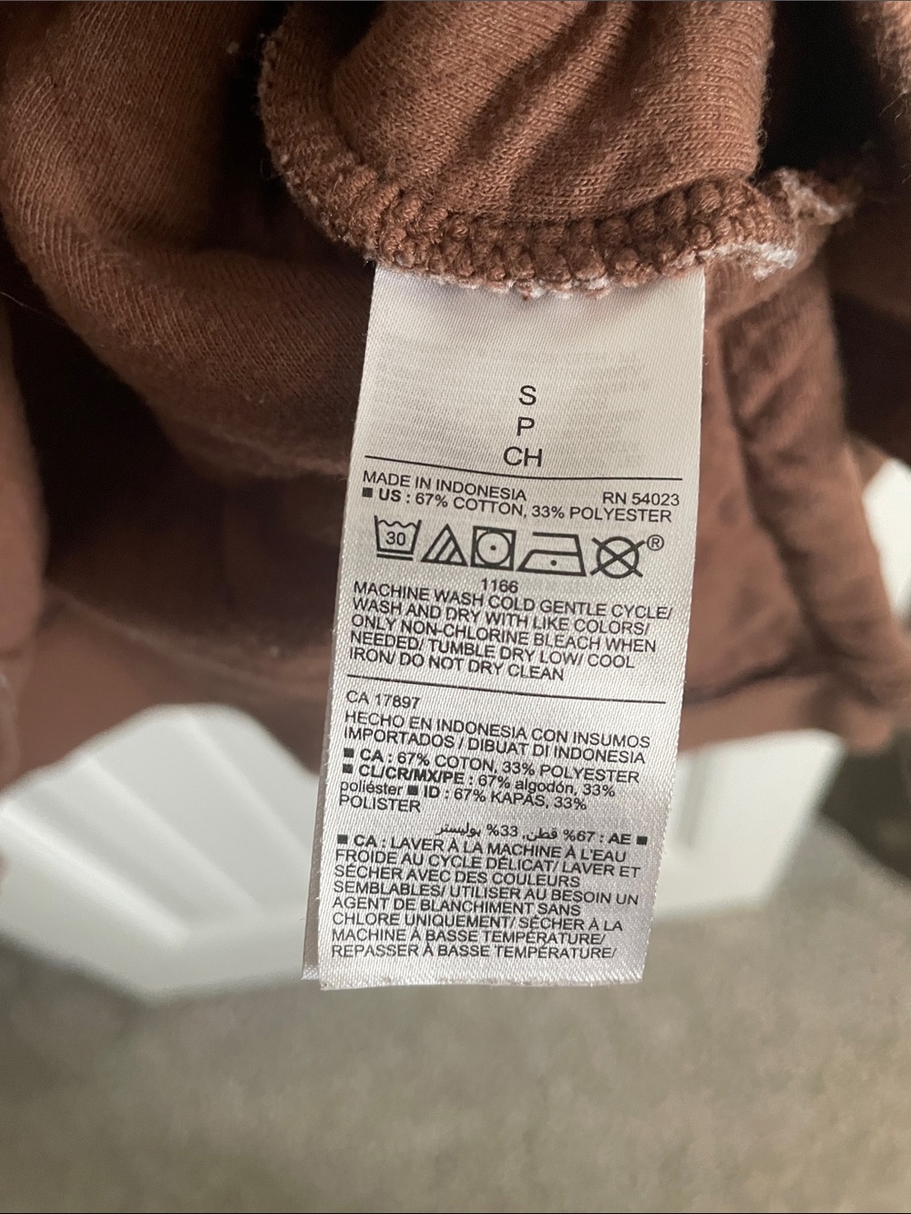 Old Navy Women's Quilted Crewneck Sweater - Brown women’s small - Picture 4 of 4